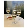 Designer Tritan Clear Wine Glasses Set of 4 (12oz), Premium Quality Unbreakable Stemmed Acrylic Wine Glasses for All Purpose Red or White Wine