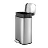 13.2 Gallon Trash Can, Rectangular Step On Kitchen Trash Can